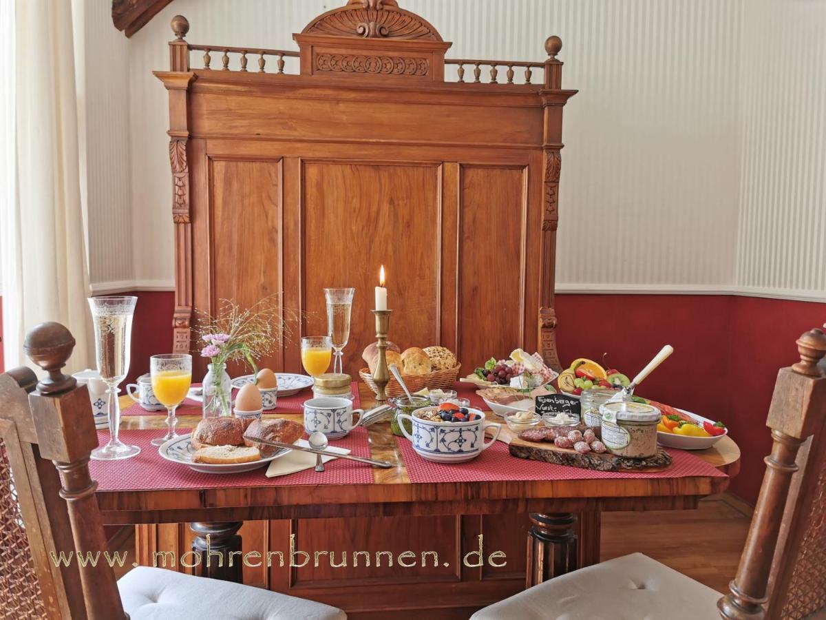 Hotel & Cafe Mohrenbrunnen 아이젠베르크 외부 사진